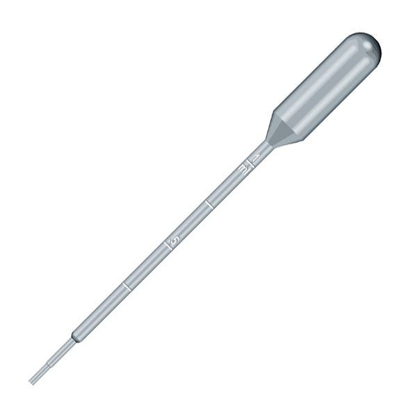 B78-400 Graduated Transfer Pipet - 6" Length, 5mL Volume