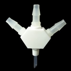 Triple Collector with Adapters for 9-11mm ID Tubing