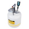 CLTF12755 Canary-Safe JustRite® Quick Disconnect Disposal Safety Can with SS Fittings for 3/8" Tubing, 5 gallon