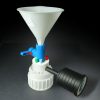 CSF83418 Canary-Safe Waste Cap, B83, with Safety Funnel with Shut-Off Valve & 4 Standard Ports