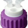 CW45002 Canary-Safe Waste Cap, GL45, with 2 Ports for Barbed Adapter