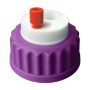 Canary-Safe Waste Cap, GL45, with 1 Standard Tubing Port