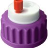 CW45018 Canary-Safe Waste Cap, GL45, with 1 Standard Tubing Port