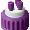 CW45313 Canary-Safe Waste Cap, GL45, with 3 Standard Tubing Ports ONLY
