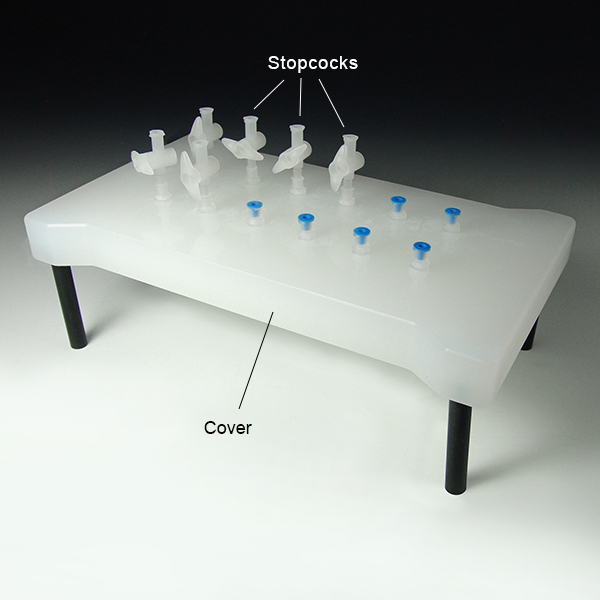 Cover, Gaskets & 12 Stopcocks