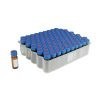 9mm, 2mL Amber Wide Mouth Twist Vials and Blue Caps with PTFE/Silicone/PTFE Liners