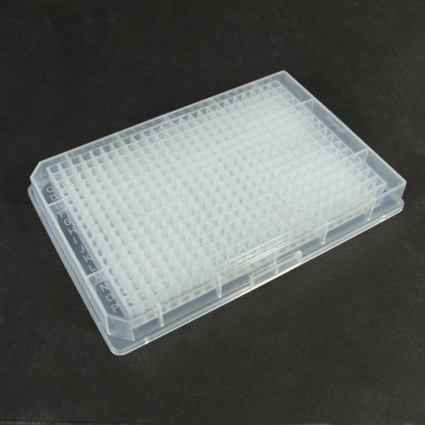 384201 384-Well Collection Plate, 15-145µL Working Volume Flat Bottom, Polypropylene