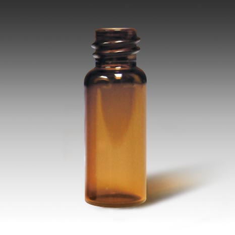 21232S-CASE 8mm, 2mL, 12 x 32 Amber Glass Screw Vial – Silanized