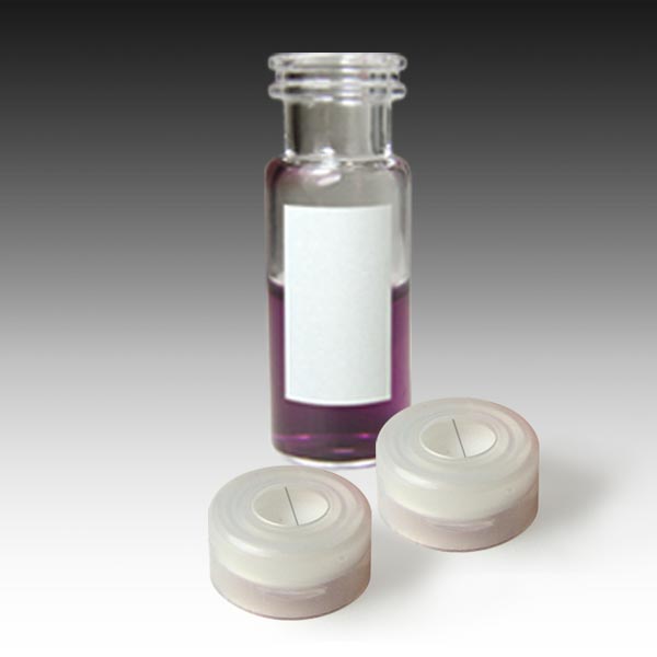 99015MSL-CASE MSQ Vial Kit: Clear Snap/Crimp Vials with Marking Spot and Caps with Pre-Slit PTFE/Silicone Liners