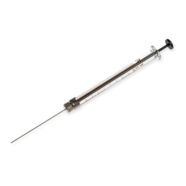 4561184 Hamilton Model 1725 250µL Removable Needle Gastight Syringe