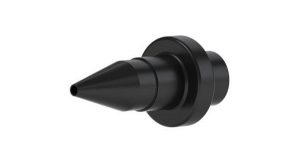 55172 PEEK Micro Ferrule for .025" OD Tubing, Black