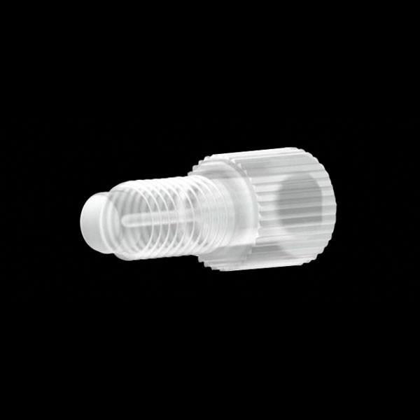 59311 Tefzel Plug for 1/4-28 Flat-Bottom Ports