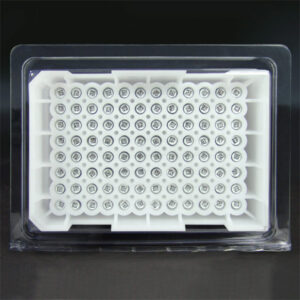 9984001 Well Tray Loaded with 2D Barcoded 8x30 Shell Vials 96-Well Blocks