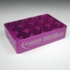 962760 12 Well Aluminum Vial Tray, for 28mm Flat bottom Vials