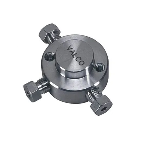 Hastelloy C22, ZDV, Tee, 1/8", 0.029" Thru-hole