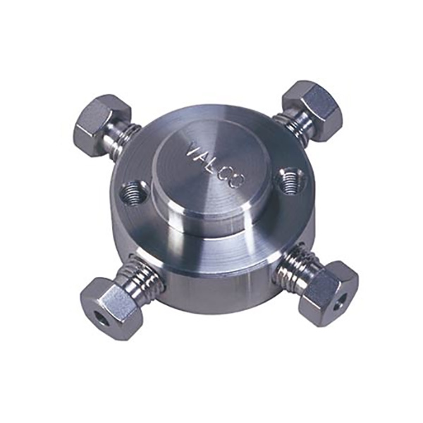 Hastelloy C22, ZDV, Cross,1/8", 0.029" Thru-hole