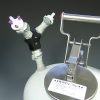 Y Adapter for JustRite® Waste Cans, 2 Ports with Quick Connect CPC Fittings - Image 2