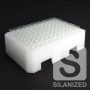 Stackable Tray with SILANIZED 8x30 Shell Vials
