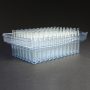 1mL Tapered/Flat-Bottom Clear Glass Inserts in Vial Loader