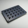 Powder Funnel Plate, 24-Well (with 18mm Spacing) for 15 x 45mm, 4mL Vials - Image 2