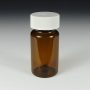 Scintillation Vial Kit: Amber Borosilicate Glass Screw Vial with Solid Teflon® Lined Cap