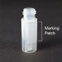 9mm, 12x32mm, CLEAR PP Twist Vial, with Molded 250µL Insert and Marking Patch
