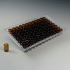0.5mL Amber Flat Bottom Glass Inserts in Vial Loader - Image 2
