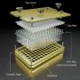 Standard 96-Position Radiochemistry Reaction Block Assembly