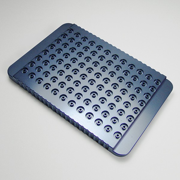 96T200_bottom_rev1a Gen II Powder Funnel Plate for 4x21mm Vials