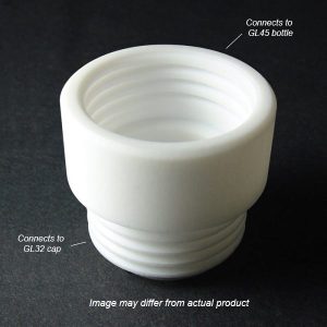  Thread Adapter PP, GL45 Bottle (f) to GL32 Cap (m)