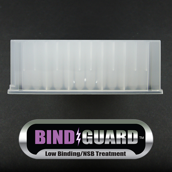 BindGuard™ Treated 1mL 96-Well Polypropylene Plate, CLEAR, Round Top, Round Wells
