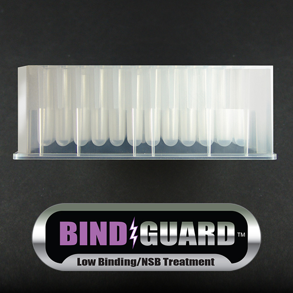 BindGuard™ Treated 1mL 96-Well , Ultra Clear Polypropylene Plate, Round Top, Round Wells