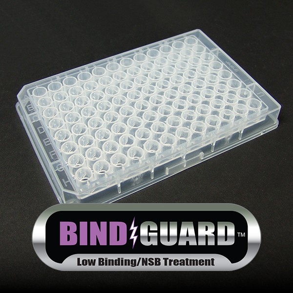 BindGuard™ Treated 355μL 96 Well Polypropylene Plate with U-Shaped Bottom Wells